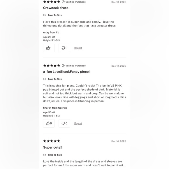 PINK x LoveShackFancy Pink Crewneck Sweatshirt Dress dog crystals shine - Picture 8 of 16